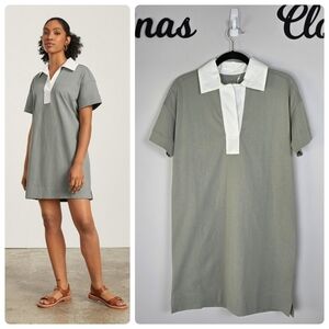Everlane The Organic Cotton Polo Dress in Clay Size XS NWT